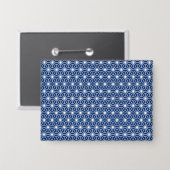 麻の葉 缶バッジ (正面/裏面)