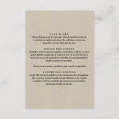 麻ひも黄色花柄メイソンジャー安全対策 エンクロージャーカード (裏面)