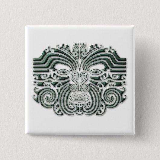 麻呂井タトゥー石 缶バッジ (正面)