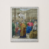 麻痺の病人は彼の金曜日までにキリストに持って来ました ジグソーパズル (縦)