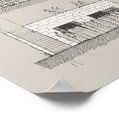 麻痺性奇跡 – イエスが麻痺者を癒す ポスター (角)