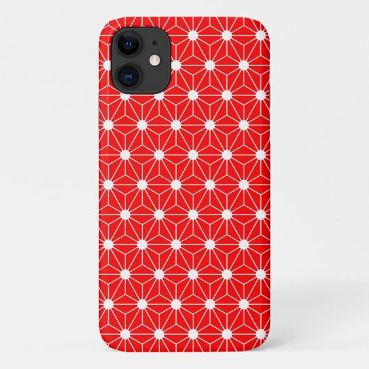 麻葉麻乃葉日本柄伝統的紅葛 Case-Mate iPhoneケース (裏面)