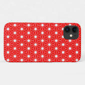 麻葉麻乃葉日本柄伝統的紅葛 Case-Mate iPhoneケース (裏面(横))