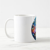 麻薬に対して断る コーヒーマグカップ (左)