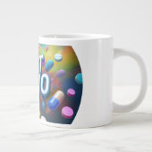 麻薬に対して断る ジャンボコーヒーマグカップ (右)