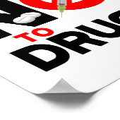 麻薬に対してNOと言う |薬物乱用防止ポスター ポスター