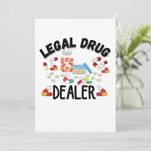 麻薬の売人Tシャツ 招待状 (スタンド正面)