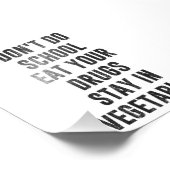 麻薬を食べ学んで野菜を食うな フォトプリント            (角)