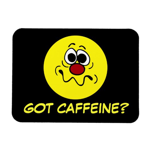 麻薬中毒の顔不平 マグネット (横)