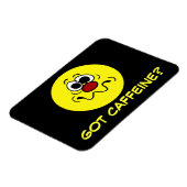 麻薬中毒の顔不平 マグネット (左側)