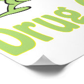 麻薬乱用のポスターを貼る ポスター (角)