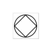 麻薬匿名NAシンボルロゴ ラバースタンプ (インプリント)