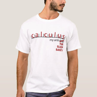 麻薬取締まり微積分 Tシャツ