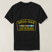 麻薬戦争退役軍人TシャツクラシックTシャツ Tシャツ (デザイン正面)