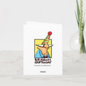 麻酔おもしろい医グリーティングカード カード (裏面)