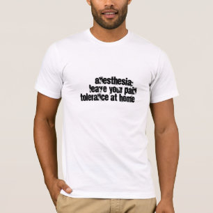 麻酔のユーモア Tシャツ