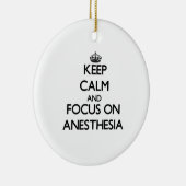 麻酔の平静そして焦点を保って下さい セラミックオーナメント (右)