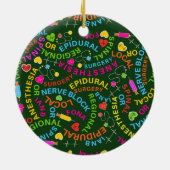 麻酔の種類 セラミックオーナメント (裏面)