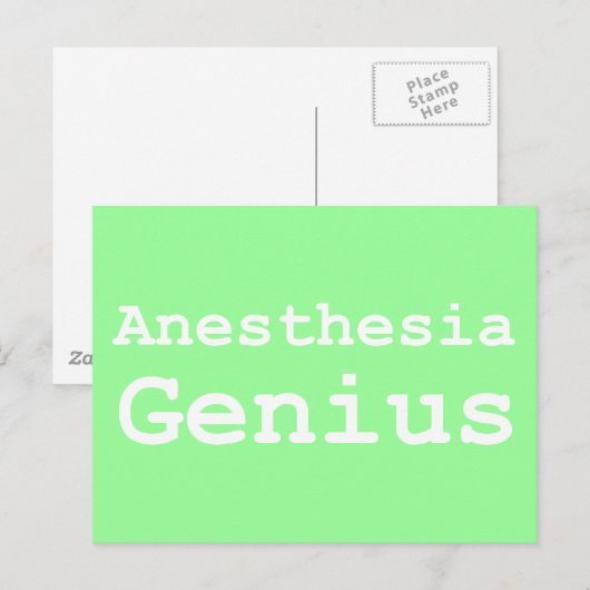 麻酔ギフト ポストカード (正面/裏面)