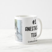 麻酔パーソナライズされた技術写真 コーヒーマグカップ (正面右)