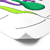 麻酔フロッグアートプリント ポスター (角)