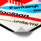 麻酔ポスター ポスター (角)