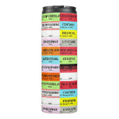 麻酔ラベルのMAG タンブラー (裏面)