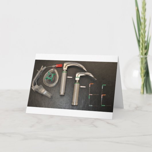 麻酔剤用コーヒー カード (正面)