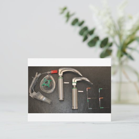 麻酔剤用コーヒー ポストカード (スタンド正面)