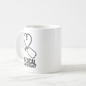 麻酔医助手の退職金 コーヒーマグカップ (正面左)