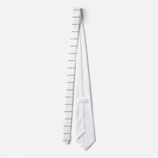 麻酔医 ネクタイ (裏面)