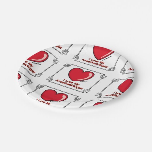 麻酔医 ペーパープレート (アングル)