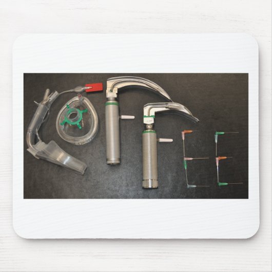 麻酔士のためのコーヒー マウスパッド (正面)