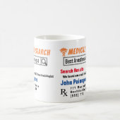 麻酔専門医おもしろい検索ギフトマグ コーヒーマグカップ (中央)