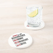 麻酔専門医の麻酔専門医ナース おもしろい コースター (側面)