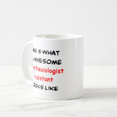 麻酔専門医アシスタ素晴らしント コーヒーマグカップ (正面左)