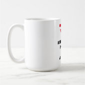 麻酔専門医ユーモア コーヒーマグカップ (左)