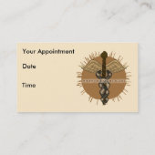 麻酔専門医名前をカスタムする 予約カード (裏面)