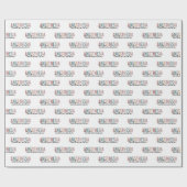 麻酔技術者レトロ麻酔技術 ラッピングペーパー (フラット)