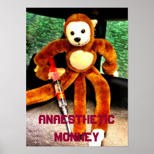麻酔猿 ポスター (正面)