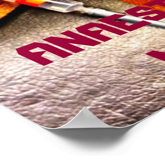 麻酔猿 ポスター (角)