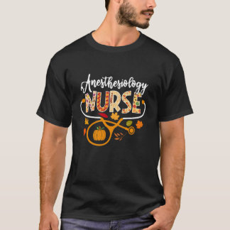麻酔看護師 秋 ステトスコープ かぼちゃ より Tシャツ