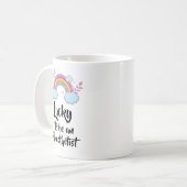 麻酔科のマグでラッキーだ コーヒーマグカップ (正面左)