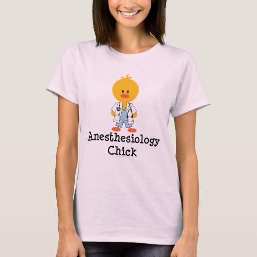 麻酔科シックシャオーガニックツ Tシャツ (正面)