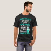 麻酔科保医は快適な麻酔 Tシャツ (正面フル)