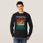 麻酔科助手 麻酔科学 麻酔 Tシャツ (正面フル)