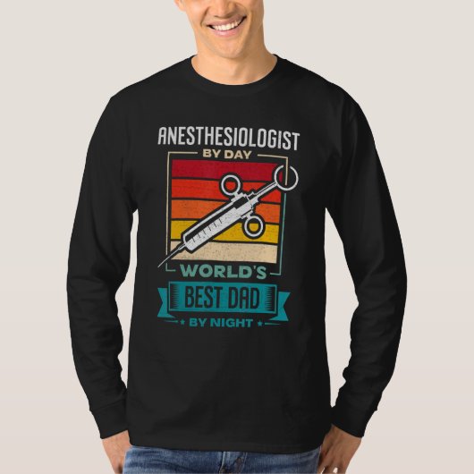 麻酔科助手 麻酔科学 麻酔 Tシャツ (正面)