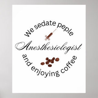 麻酔科医のコーヒー好き ポスター