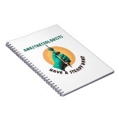 麻酔科医は手を握っている、麻酔 ノートブック (右側)