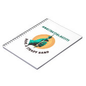 麻酔科医は手を握っている、麻酔 ノートブック (左側)